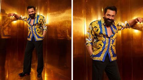 bobby deol versace shirt|5 times Bobby Deol proved his oh.